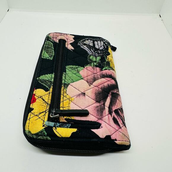 Vera Bradley Women's Floral Print Turnlock Havana Rosie Wallet - Picture 3 of 9